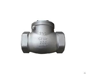 thread swing check valve