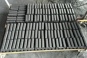 charcoal briquette line