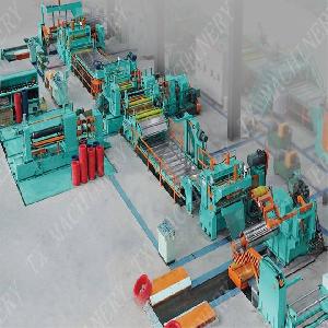 metal steel sheet coil drum slitting machine line