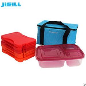 Safe Material Pp Plastic Red Reusable Hot Cold Pack Microwave Heat Packs For Lunch Box