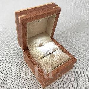 Nice Wooden Ring Box With Led Lighting