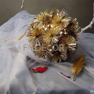 Gold Ball Decorations For Celedration And Party Decor