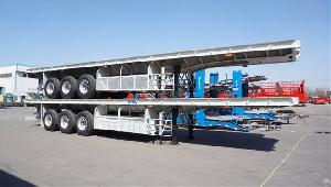 45ft Flatbed Semi Trailer For Sale In Congo