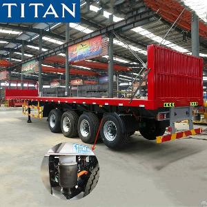 flatbed trailer front wall air suspension