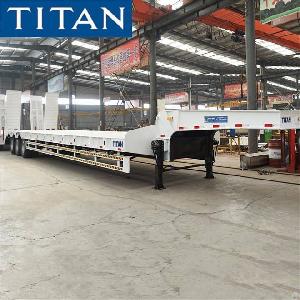 Heavy Duty 3 Axle 80 Tons Lowbed Truck Trailer Production Process