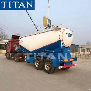 Powder Dry Bulk Cement Tanker Trailer For Sale In Zimbabwe