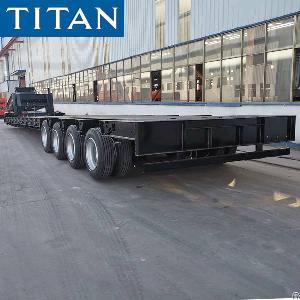 Removable Gooseneck 4 Axle 100 Ton Lowboy Trailer For Sale In Chile