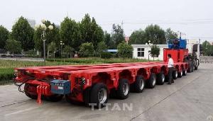 propelled modular transporter axles trailer