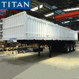 Side Wall Trailer 3 Axle Dropside Trailer