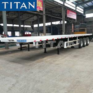 Titan 40 Ft Flatbed Trailer For Sale In Ghana