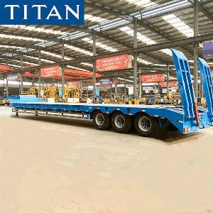 Tri Axle Low Loader Trailer For Sale In Mozambique