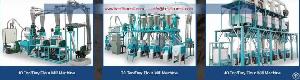 eitht stone mill flour machine