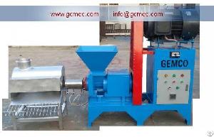 machine charcoal briquette plant