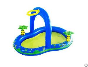 inflatable palm tree pool