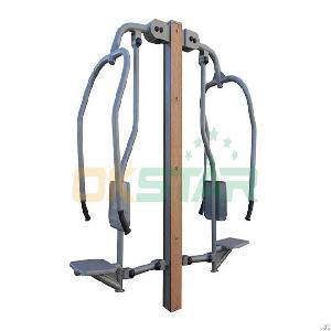 wpc outdoor exercise equipment chest press