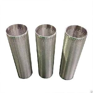 Aisi 304 Punching Hole Stainless Mesh Tube