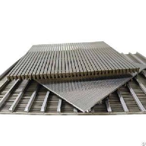 flat wedge wire screen panel