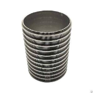 Custom Ss304 Stainless Steel Reverse Formed Wedge Wire Cylinder, Wedge Wire Pipe, Tube, Supplier, M