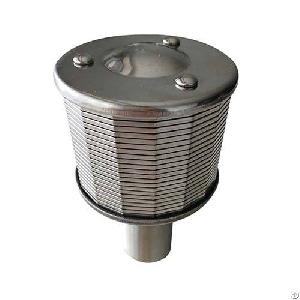 Oem Ss Wedge Wire Nozzle Filter For Activated Carbon Supplier China