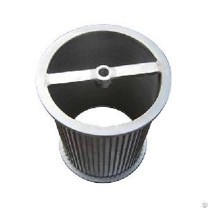 Stainless Steel 304 Cylinder Rotary Drum Johnson Filter Screen For Koi Pond