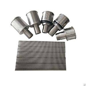 Stainless Steel Johnson Screen Filter Nozzle Strainer For Ion Exchange