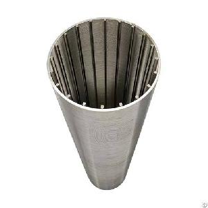 stainless steel v wire johnson slot tube screen filter water treatment