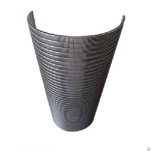 Stainless Steel Vee Wire Sieve Bend Screen For Coal