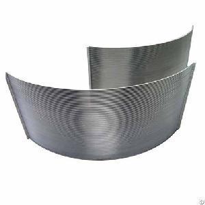 V Wire Welded Wedge Wire Sieve Bend Screen