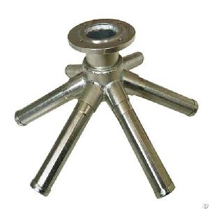 Wedge Wire Central Hub Laterals Water Distributor Used For Tank