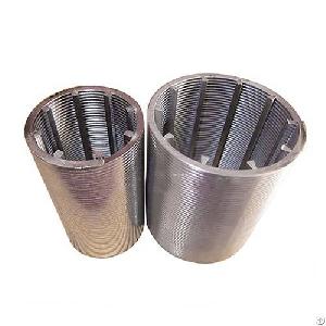 Wedge Wire Screen Filter Cylinder Pipe Stainless Steel Continuous Slot Customize Size Supplier