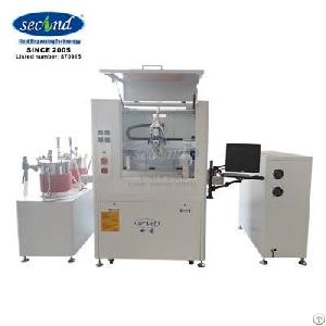 ce certificated inline component doming epoxy potting machine