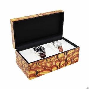 Collection Classical Mix Color Watch Case Storage Display Box Watch Storage Display Box