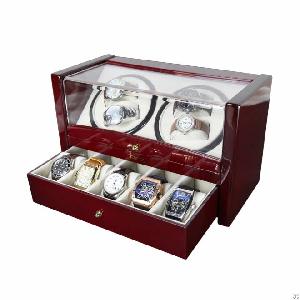 Custom Watch Shaker 4 5 Luxury Wooden Watch Winder For Home