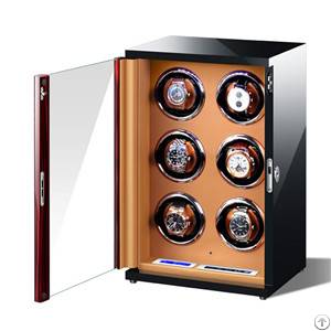 Vertical Design Watch Winder 6 Slots Watch Winder