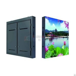 P6 Outdoor Tv Led Display With Iron Cabinet For Roof Building Fixed Installation