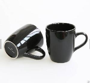 Ceramic Tummy Mugs 12oz Black Mugs Matte Cups Can Be Customized Logo