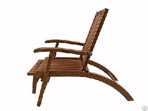 Natural Wood Lounge Chair Lc08