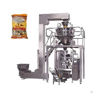 Automatic Pillow Plastic Bag Toffee Gummy Sugar Packing Machine