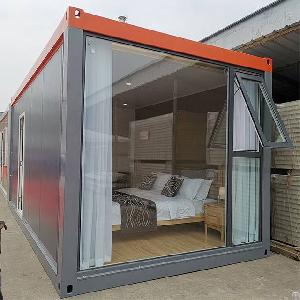 steel prefab prefabricated house building contain hotel flat pack