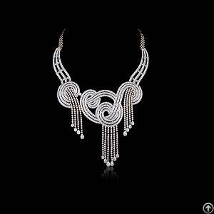 Buy 18k Yellow And White Gold Necklaces Jewellery Chordia Jewels