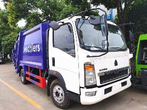 Sinotruk Howo 8cbm Rhd Garbage Compactor Truck