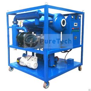 Double Stages Vacuum Transformer Oil Filtration Machine