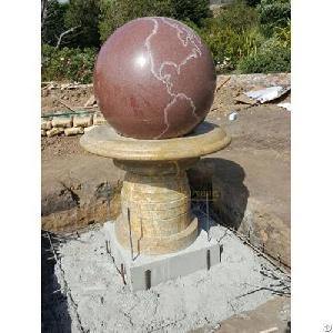 Stone Fengshui Sphere Floating Ball Fountain