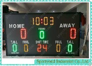 Basketball Game And Volleyball Sports Electronic Scoreboards Scorer