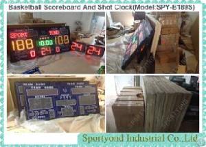 Basketball Stand, Basketball Score Timer Board, Wooden Case Packing