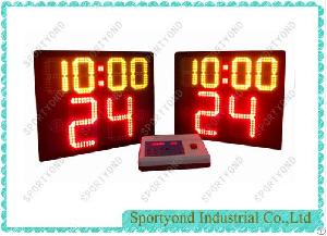 Digital Led Basketball Play Time And Shot Clock Leader