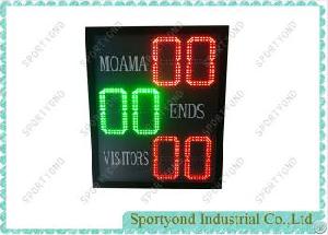 Digital Sporting Lawn Bowling Scoreboard Card, Remote Control For Bowls Scorer