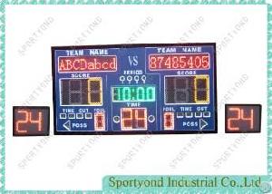 Gym Basketball Scoring Board And 24seconds / 14 Seconds Attack Timer Display