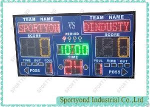 Sport Basketball Scoreboards Leader , Led Digital Scoring Card Supplier