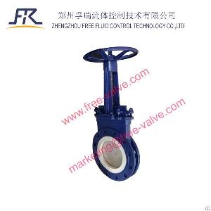 Anti-abrasive Ceramic Knife Gate Valve